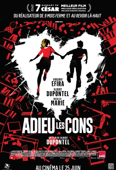 Affiche du film Adieu les cons