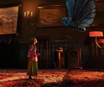 Une scène du film Alice Through the Looking Glass