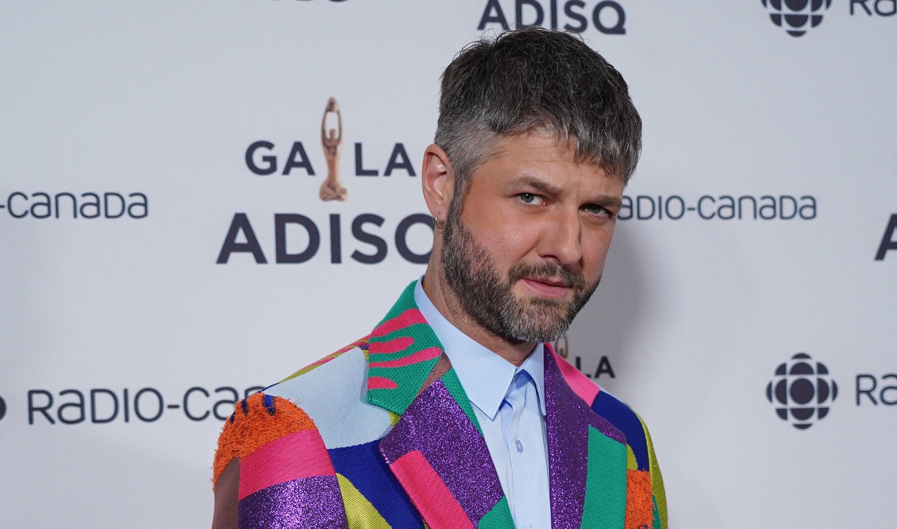 Pierre Lapointe sur le tapis rouge de l'ADISQ 2019