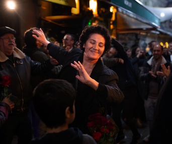 Une scène du film Crossing