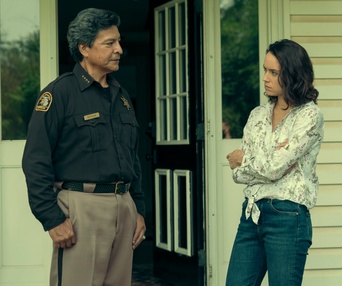 Une scène du film The Marsh King's Daughter