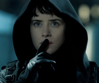 Une scène du film The Girl in the Spider's Web