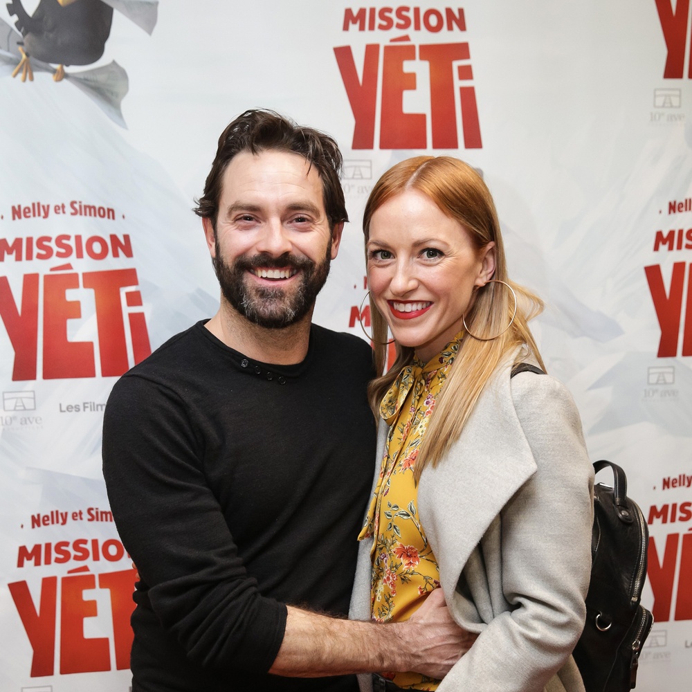 Sur le tapis rouge du film Nelly et Simon : Mission Yéti