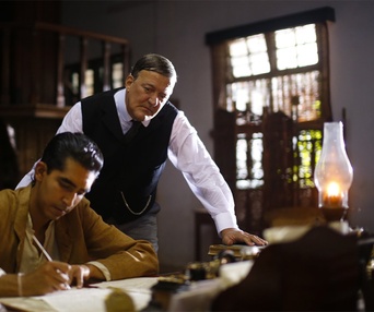 Une scène du film The Man Who Knew Infinity