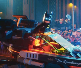 Une scène du film The Lego Batman Movie