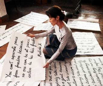 Une scène du film The Lady