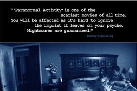Affiche du film Paranormal Activity Affiche du film Paranormal Activity