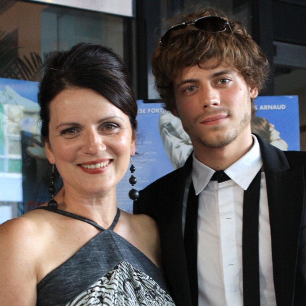 Marie-Thérèse Fortin et François Arnaud sur le tapis rouge de Les grandes chaleurs