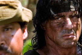 Scène du film Rambo