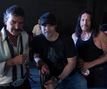 Sur le plateau du film Machete Kills