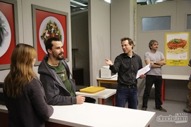 Sur le plateau de L'ange gardien