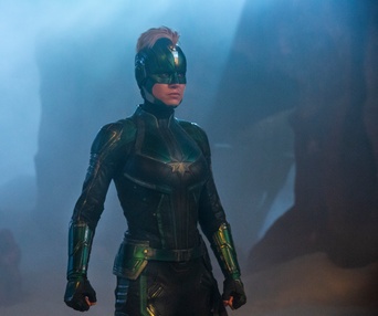 Une scène du film Captain Marvel