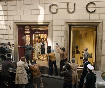 Une scène du film House of Gucci