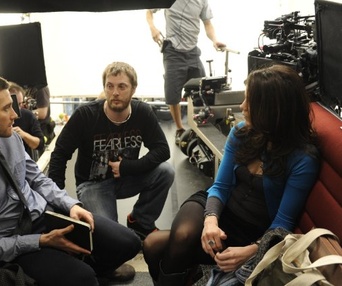 Sur le plateau du film Source Code