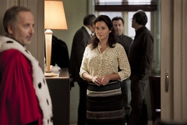 Une scène du film L'hermine Une scène du film L'hermine