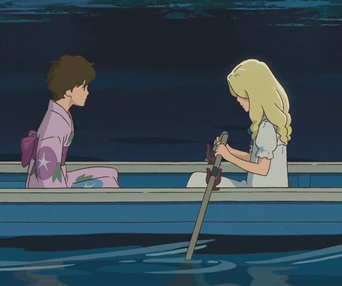 Une scène du film Souvenirs de Marnie
