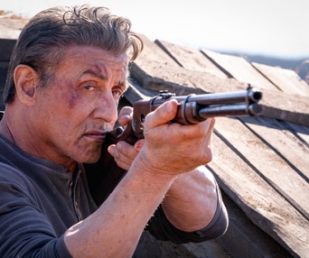 Une scène du film Rambo: Last Blood