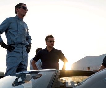 Une scène du film Ford v. Ferrari