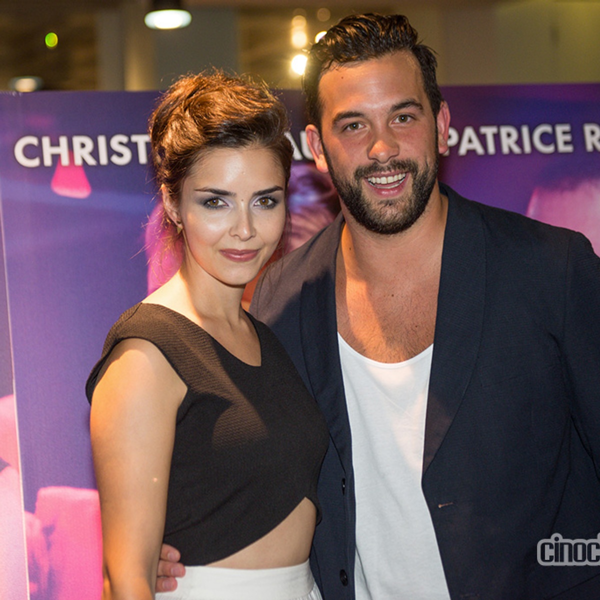 Sur le tapis rouge du film Le mirage