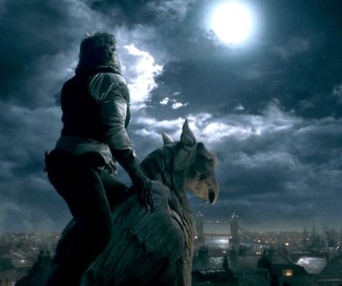 Scène du film The Wolfman