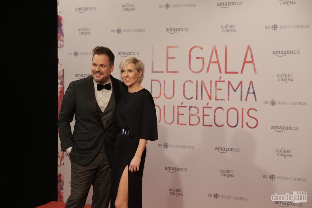 Sur le tapis rouge de Gala du cinéma Québécois