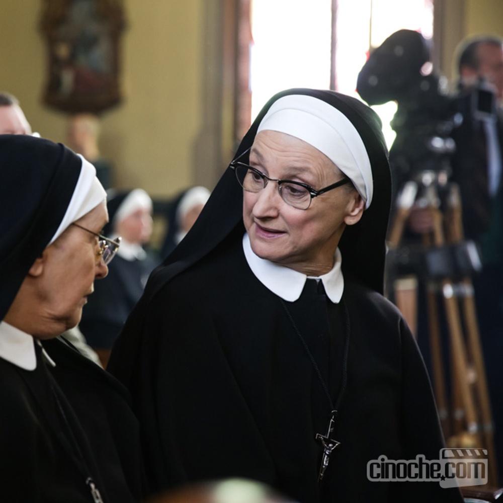 Sur le plateau de La passion d'Augustine