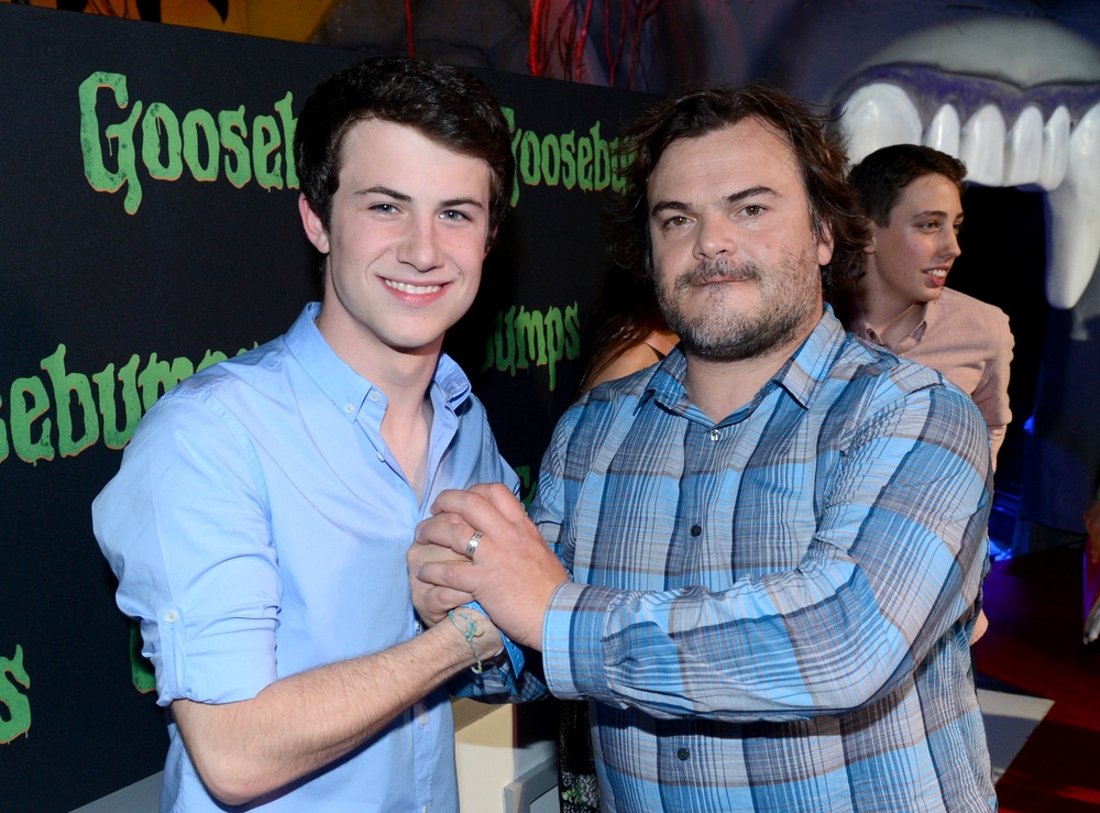 Séance photo avec les acteurs de Goosebumps