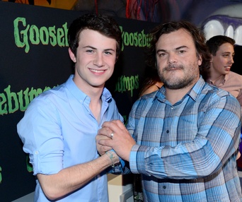 Séance photo avec les acteurs de Goosebumps