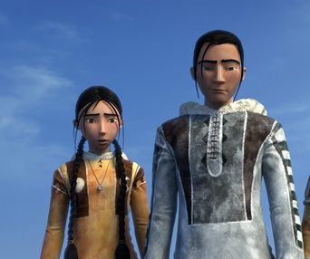 Une scène du film La légende de Sarila