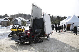 Sur le plateau du film Chasse-Galerie
