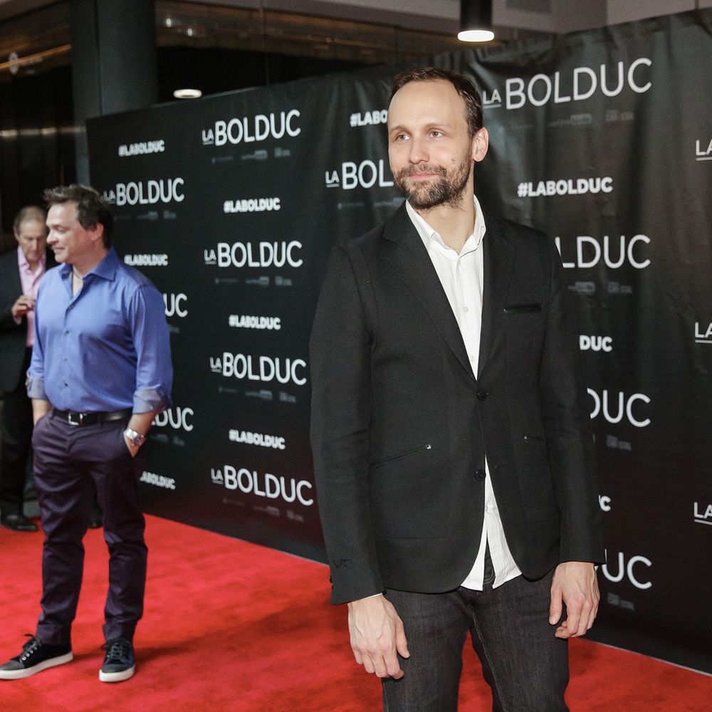 Sur le tapis rouge du film Le Bolduc