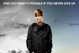 Affiche du film Justin Bieber: Never Say Never Affiche du film Justin Bieber: Never Say Never