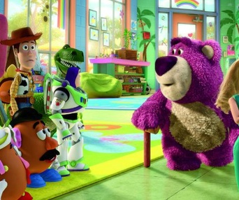Une scène du film Toy Story 3