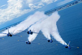 Une scène du film The Blue Angels