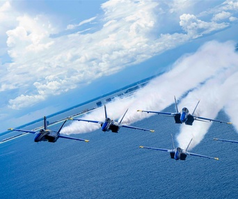 Une scène du film The Blue Angels