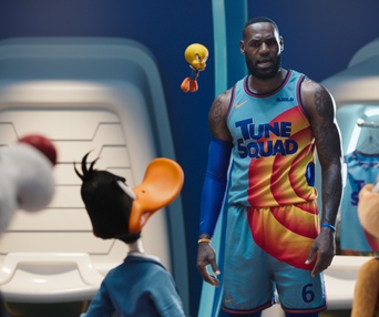 Une scène du film Space Jam: A New Legacy