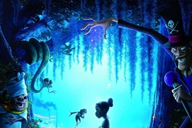 Affiche du film The Princess and the Frog Affiche du film The Princess and the Frog