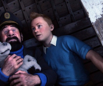Une scène du film The Adventures of Tintin