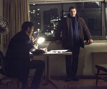 Une scène du film A Walk Among the Tombstones