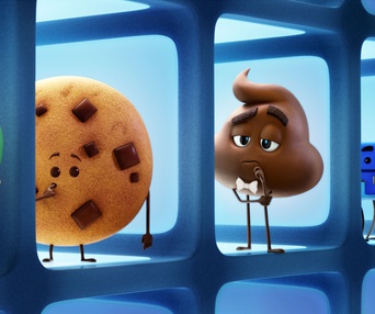 Une scène du film Émoji le film