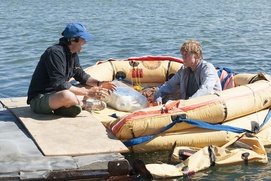 Sur le plateau du film All Is Lost Sur le plateau du film All Is Lost