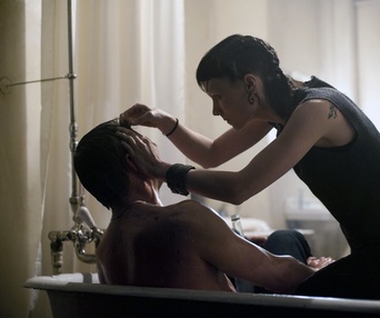 Une scène du film The Girl with the Dragon Tattoo