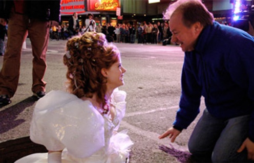 Kevin Lima sur le plateau du film Enchanted