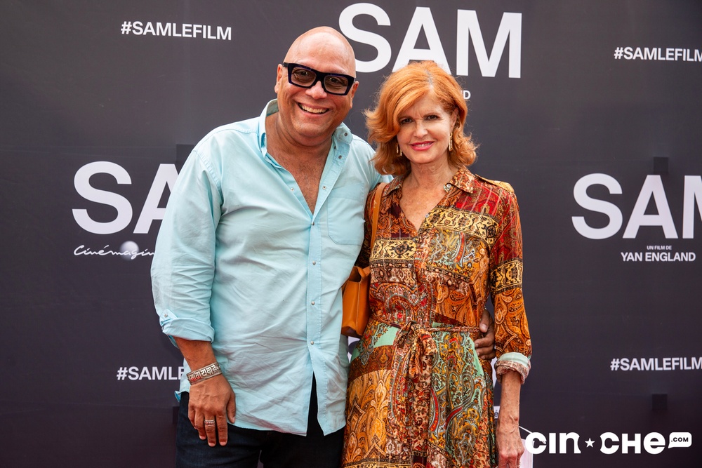 Sur le tapis rouge du film Sam