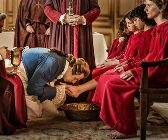 Une scène du film Un peuple et son roi