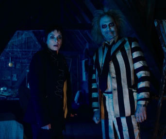 Une scène du film Beetlejuice Beetlejuice
