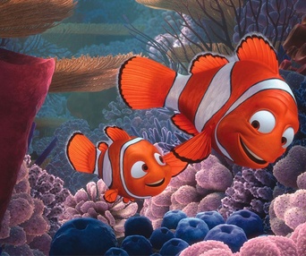 Une scène du film Finding Nemo