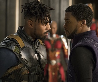 Une scène du film Black Panther