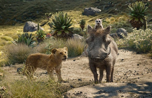 Une scène du film The Lion King