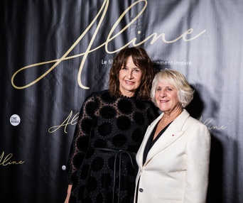 Tapis rouge du film Aline
